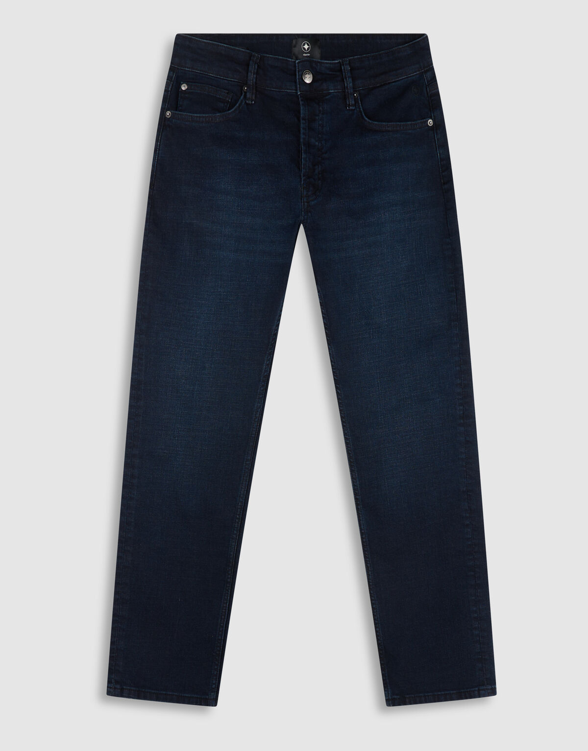 Comfort Straight Fit Jeans Blauw/Bruin L32
