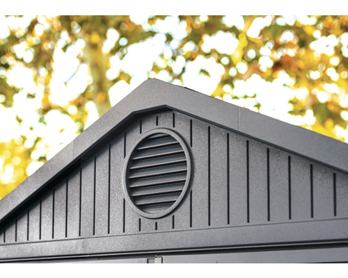 Keter Darwin tuinhuis 4,6 m² 6x8 incl. vloer 190 x 244 cm antraciet