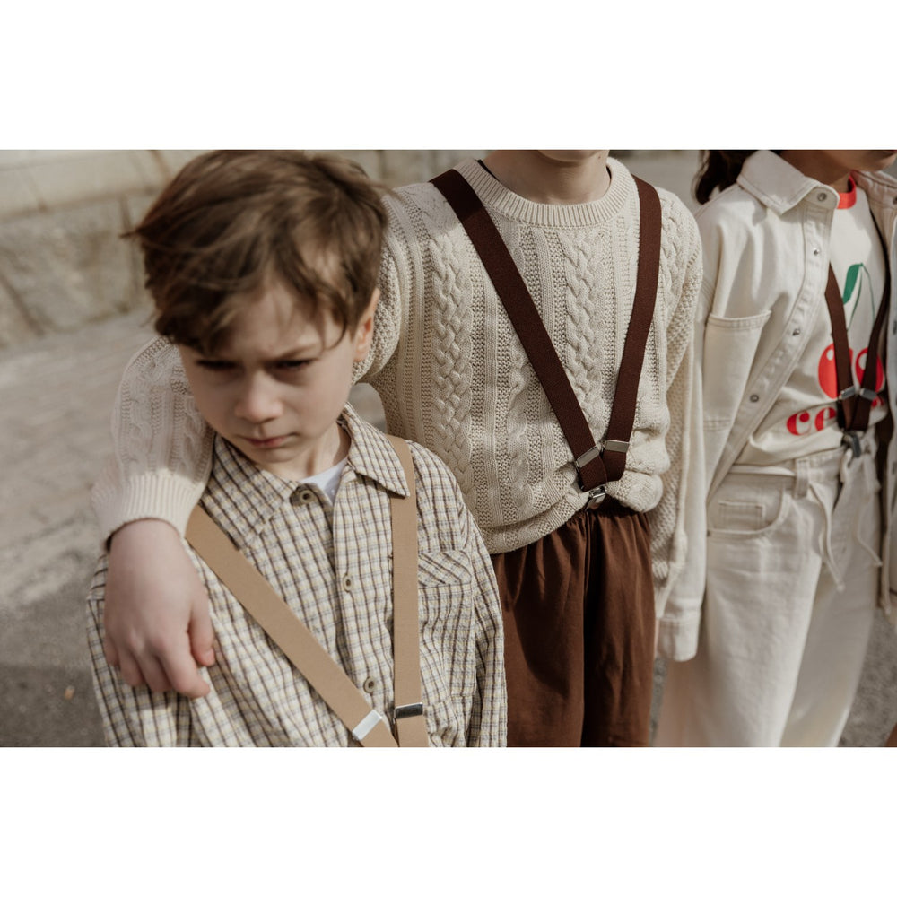 Køb Silly Silas Chocolate Brown Kids' Braces
