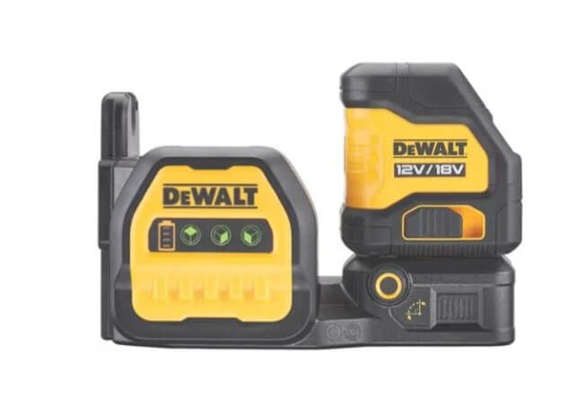 DeWALT DCE088NG18 12V/18V Li-ion accu zelfnivellerende kruislijnlaser body Groen