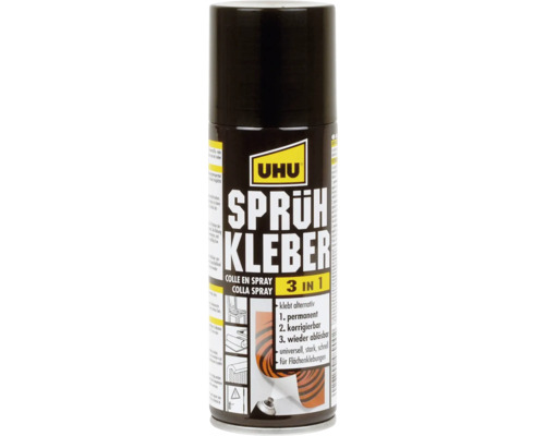 UHU 3-in-1 Spraylijm 200 ml