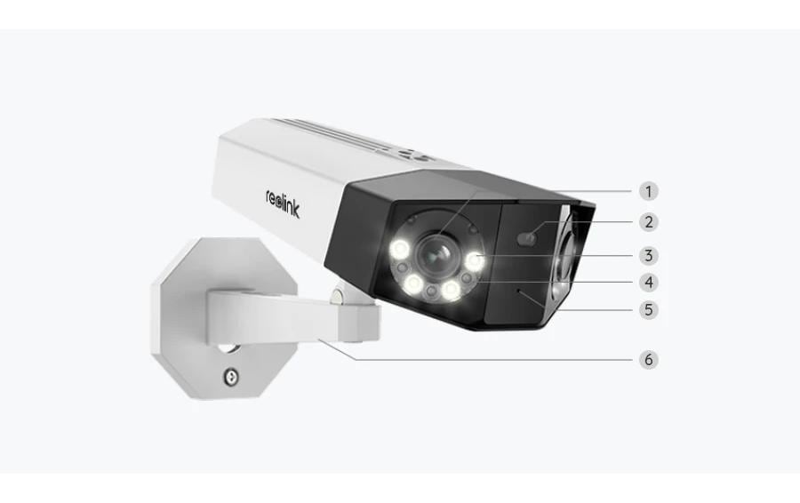 Netzwerkkamera Duo P730 4K<br>Kamera mit grösserem Weitwinkel als je zuvor