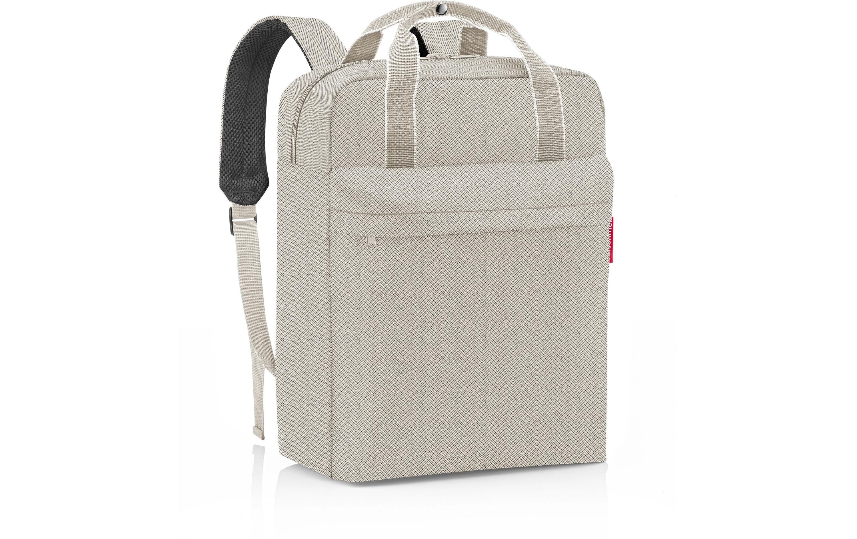 Rucksack Allday M Herringbone SandTages-Rucksack aus recyceltem Material