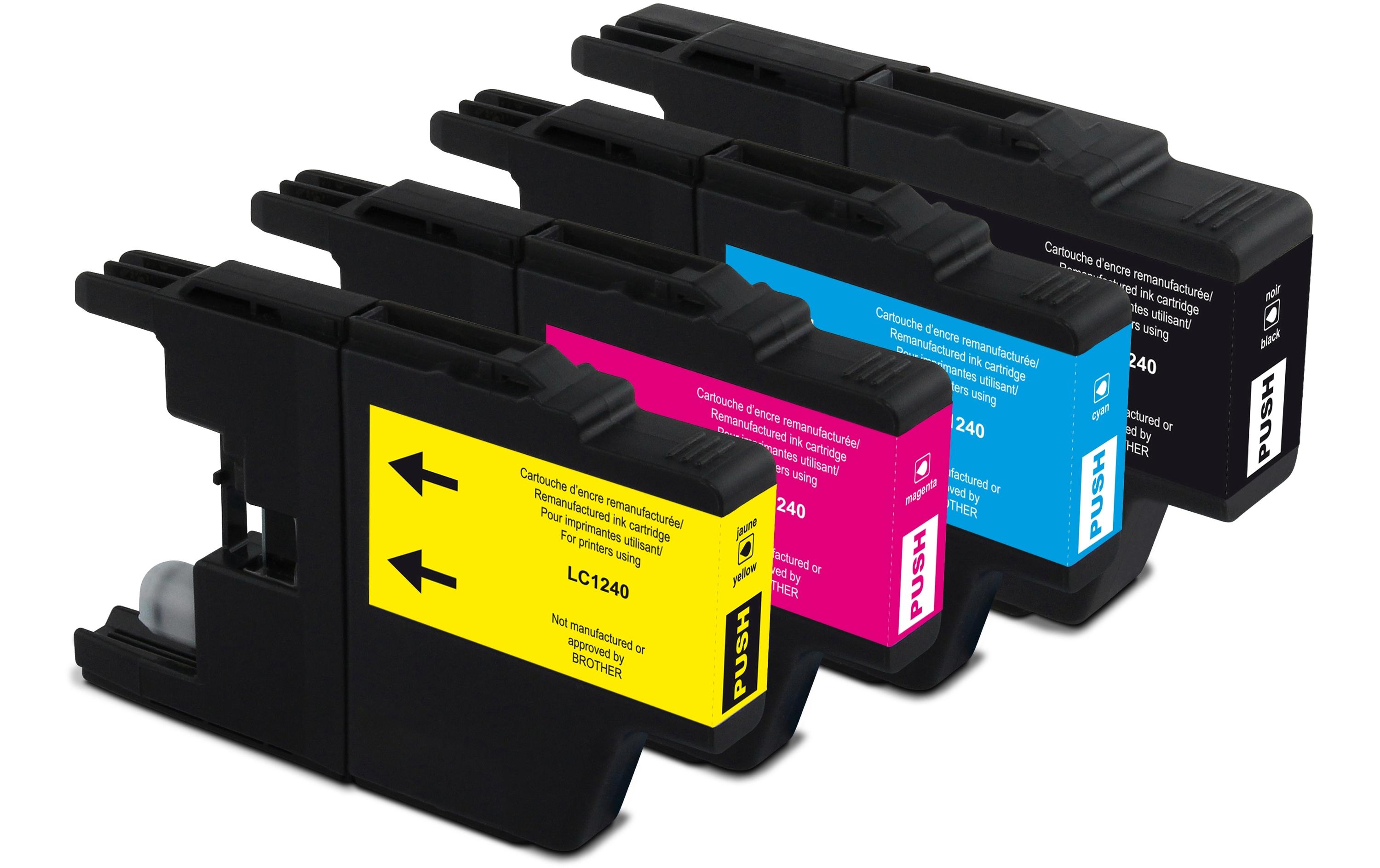 Tinte Brother LC1240 Multipack Black/Cyan/Magenta/YellowDruckerpatrone
