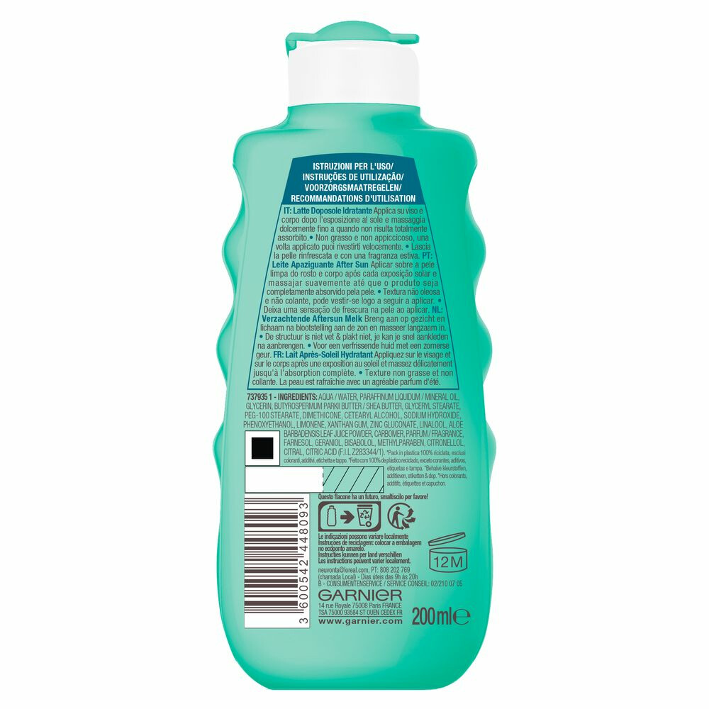Garnier Ambre Solaire Aftersun Melk200 ml