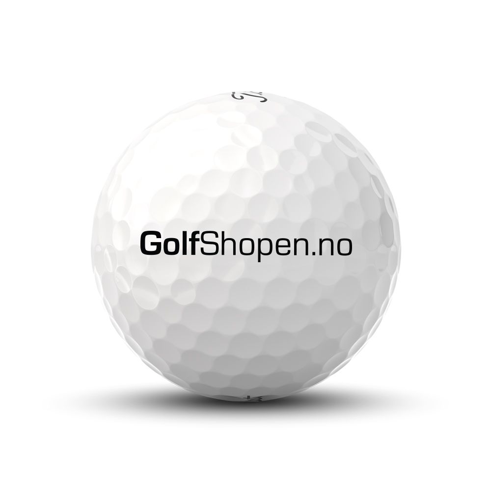 Pro V1 Golfball Golfshopen.no Logo Hvit