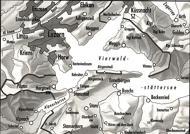BUNDESAMT - 2510T LUZERN PILATUS RIGI ECHELLE 1 25 000