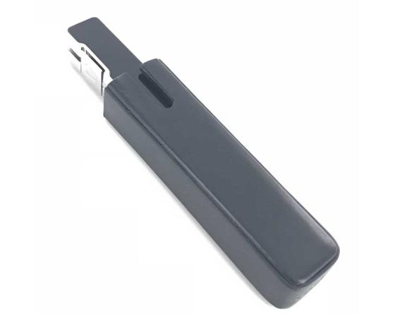 Couteau Ora ïto Inox Manche en Acrylique Minéral Noir Couteau de Poche Forge de Laguiole