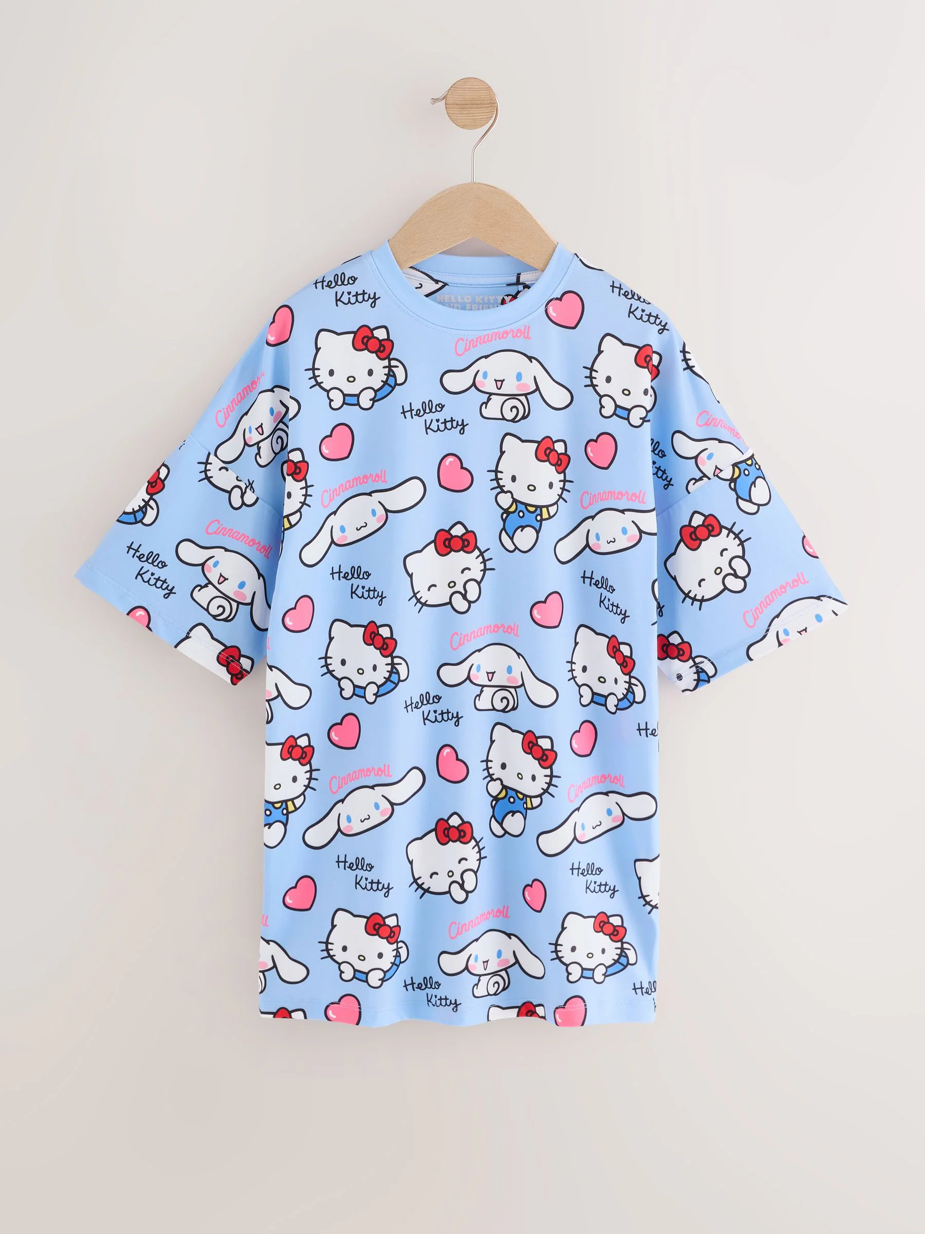 Roze/blauw - Verpakking van 2 Hello Kitty nachthemden (2-16jr)
