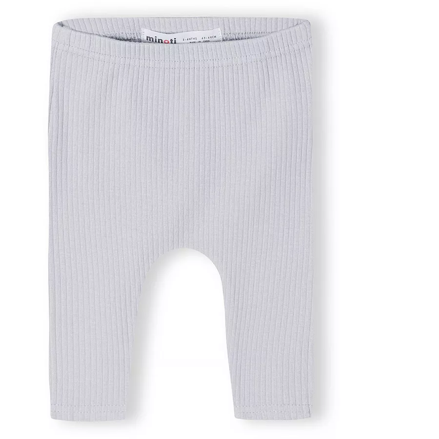 MINOTI Body & Leggings Grau Meliert
