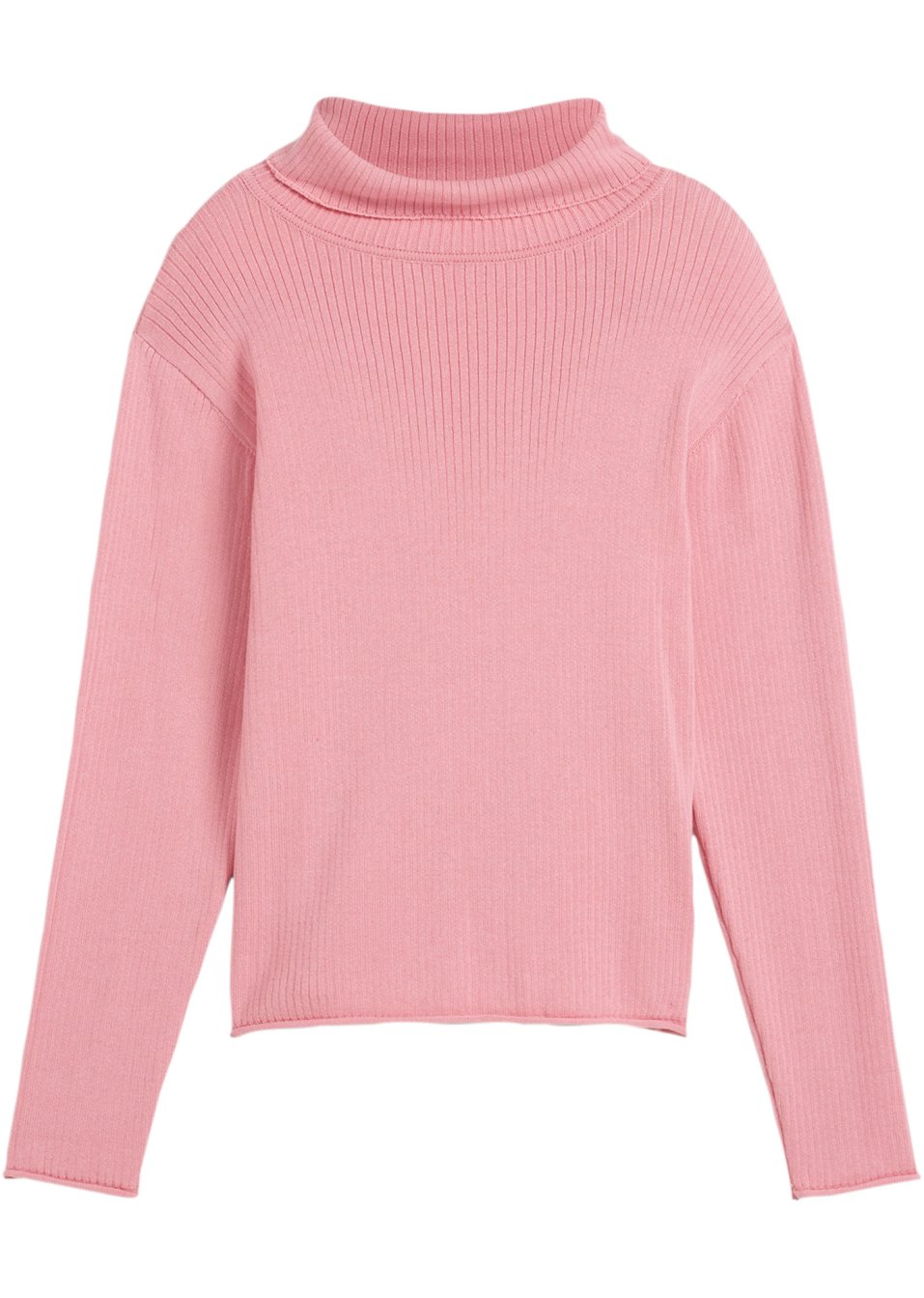Pull col roulé fille
