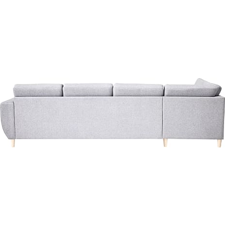 Rom Nordic højrevendt U-sofa - lysegrå