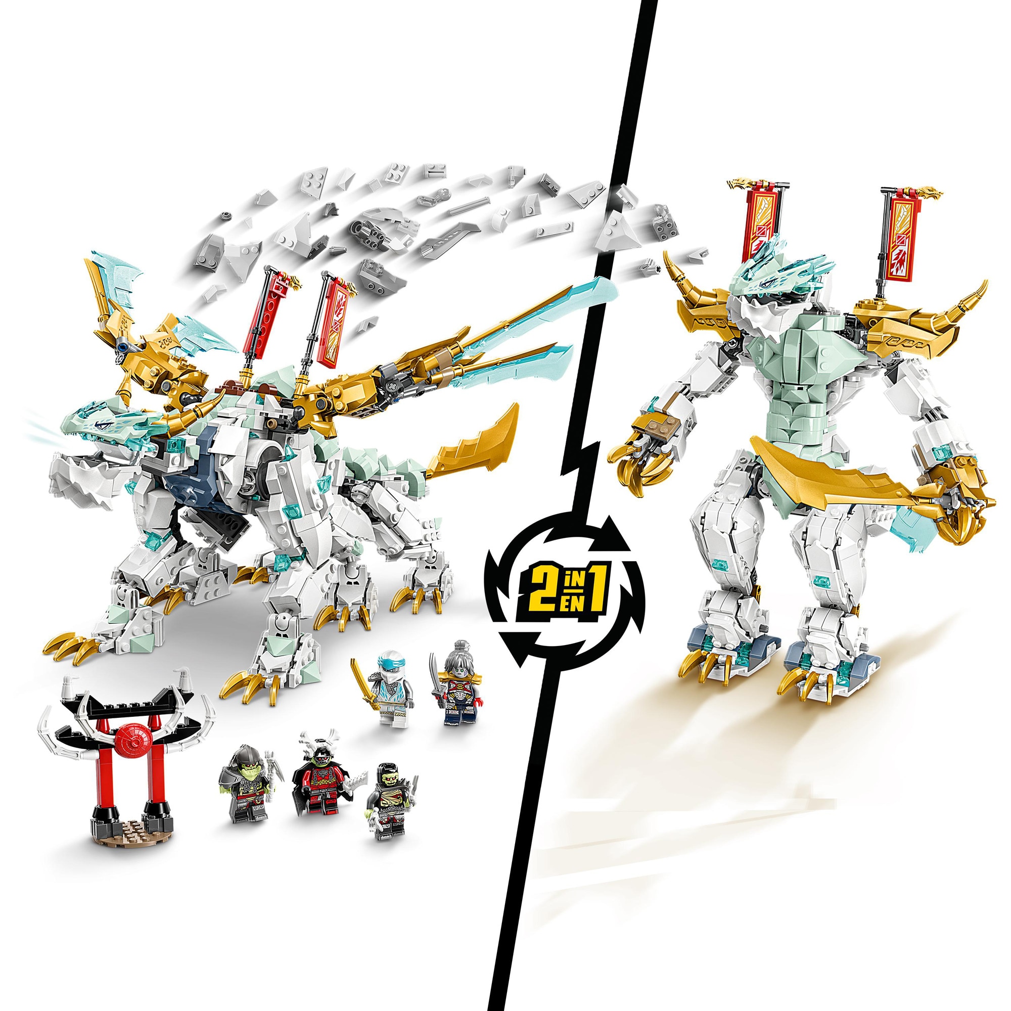 LEGO Konstruktionsspielzeug Ninjago Zanes Eisdrache
