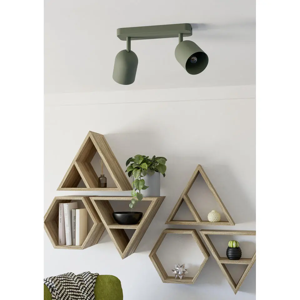 EGLO Tilston Spot - E14 - 28 cm - Groen - Kantelbaar