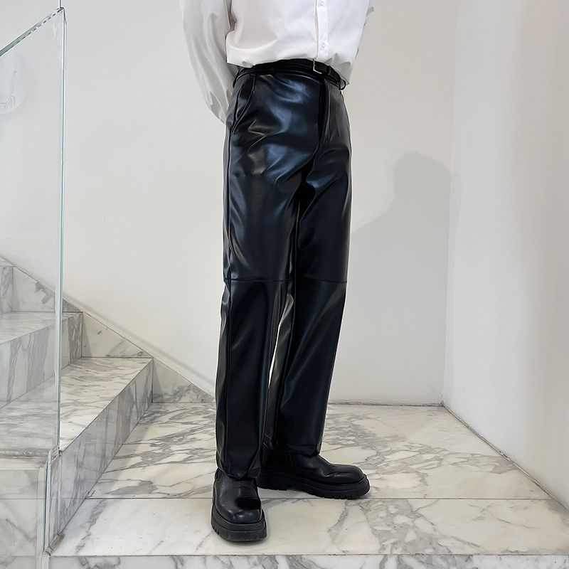 Freehop - Rechte broek van imitatieleer