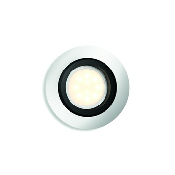 Philips HUE White ambiance inbouwspot Milliskin zilver - Incl dimmer