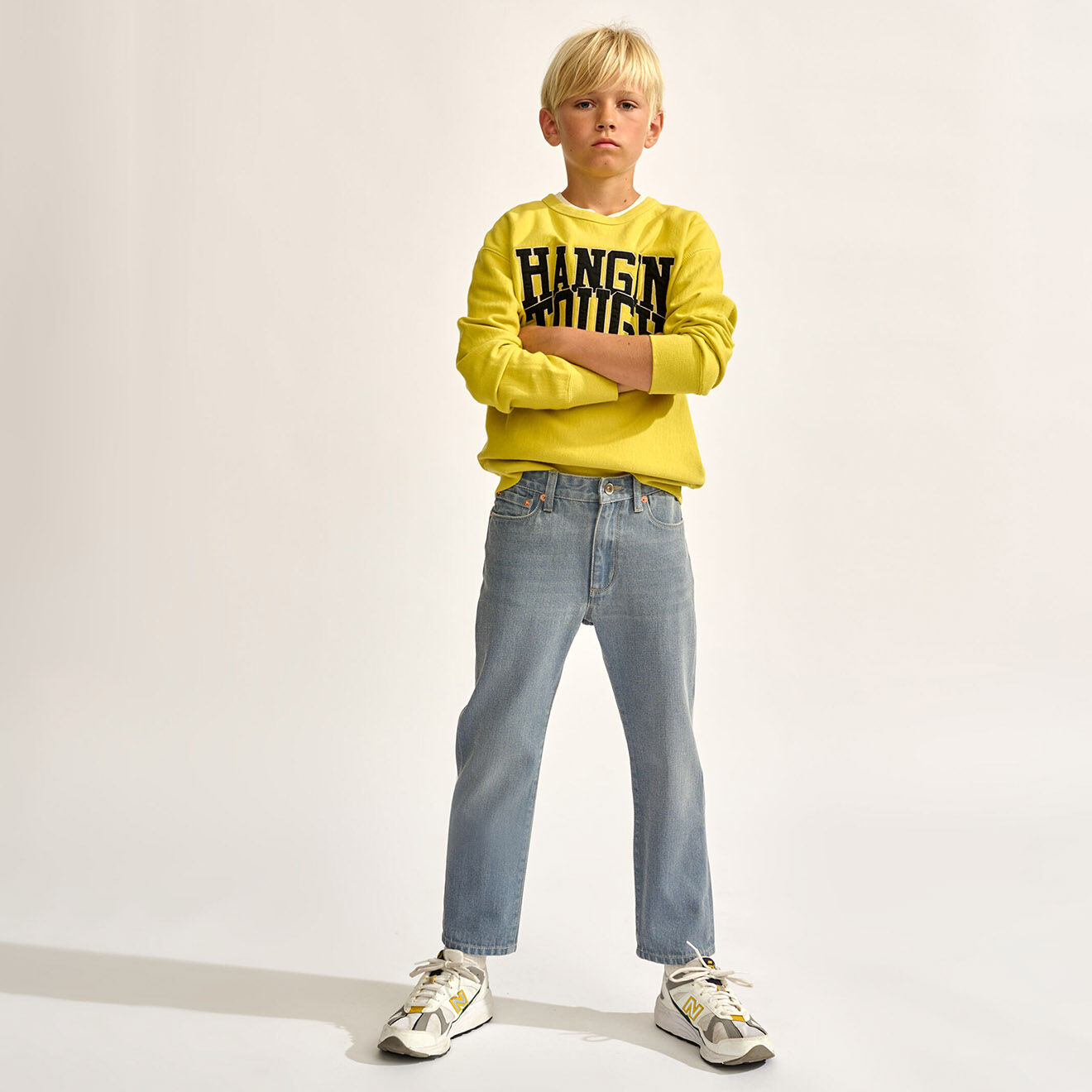 Bellerose Jean 100% Coton Bio Peyo gris