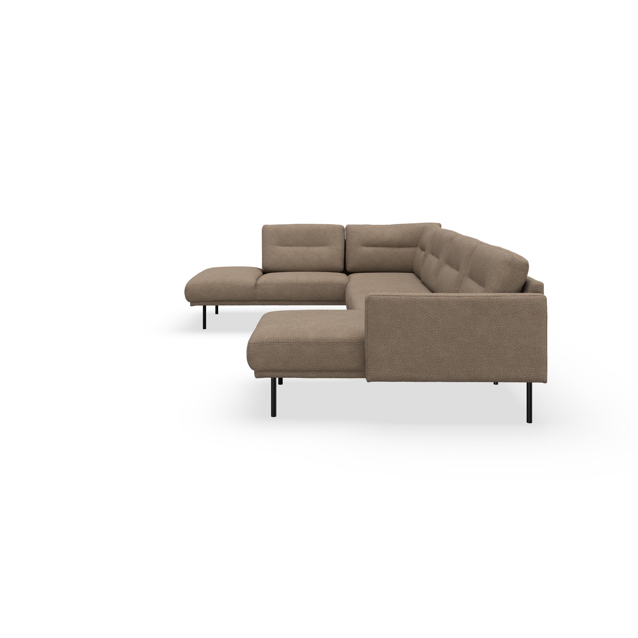 Larvik højrevendt hjørnesofa med chaiselong