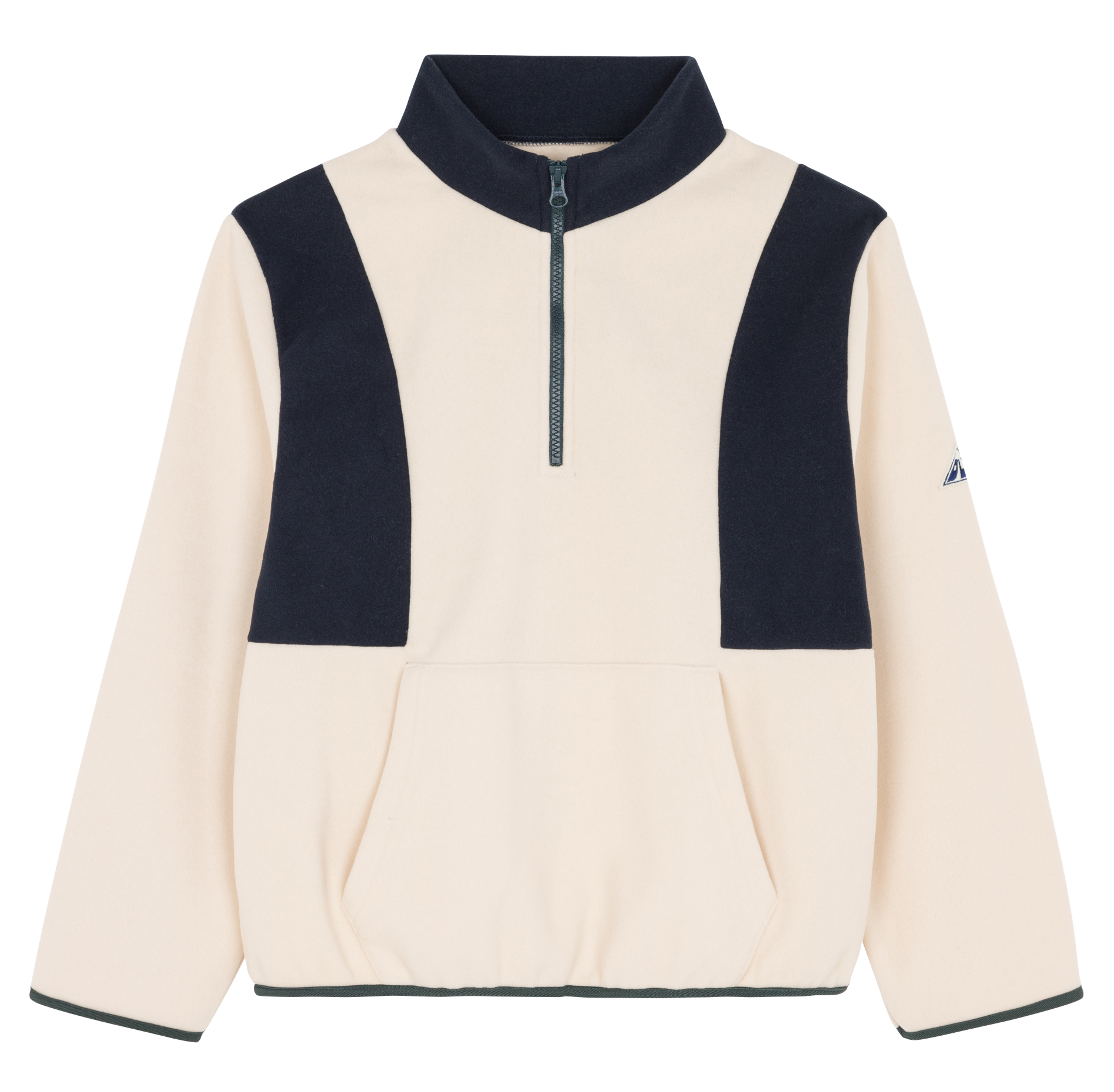 FARIS - Polaire à col montant zippé | Beige
