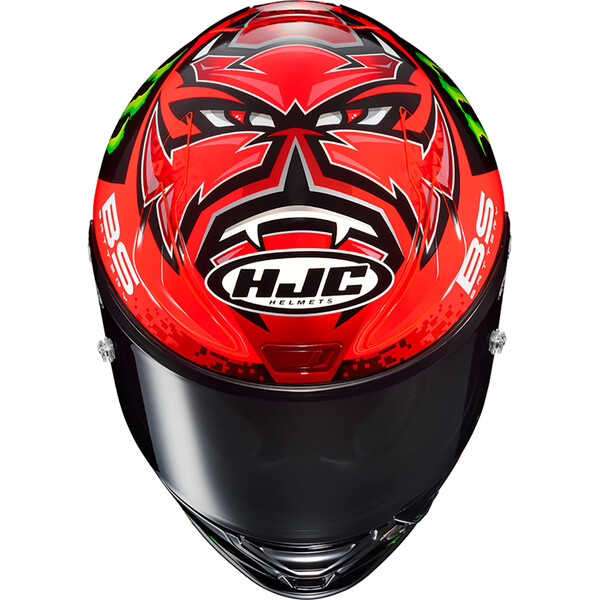 HJC - Casque RPHA 1 Quartararo MC1 / Rouge / Noir / Vert