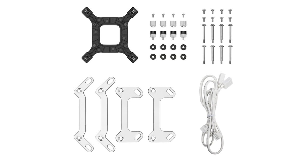 DeepCoolLT240 ARGB waterkoeling  (Wit, 4-pins PWM fan-connector)