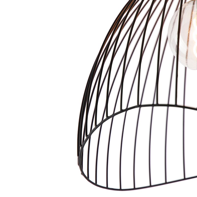 Design plafondlamp zwart 29 cm - Pua