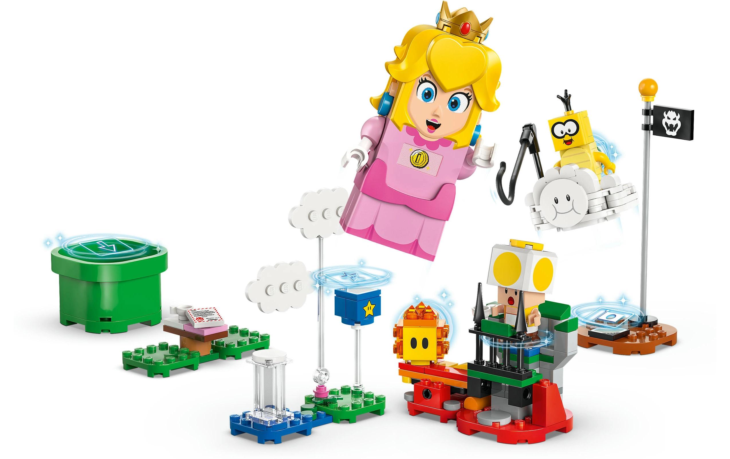 Super Mario Abenteuer mit der interaktiven Peach 71441Fantastisches Kinderspielzeug mit Prinzessin