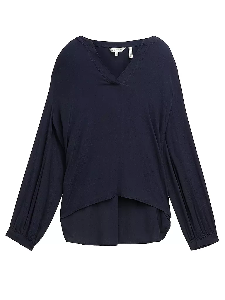 TOM TAILOR Blusenshirt dunkelblau