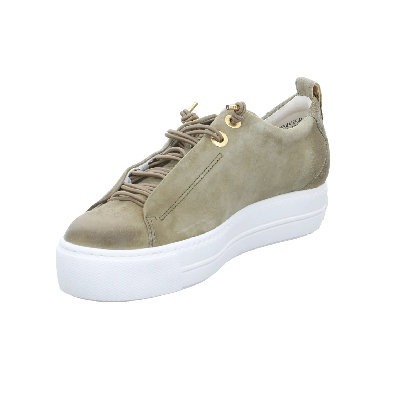 PAUL GREEN Sneaker Khaki Leder
