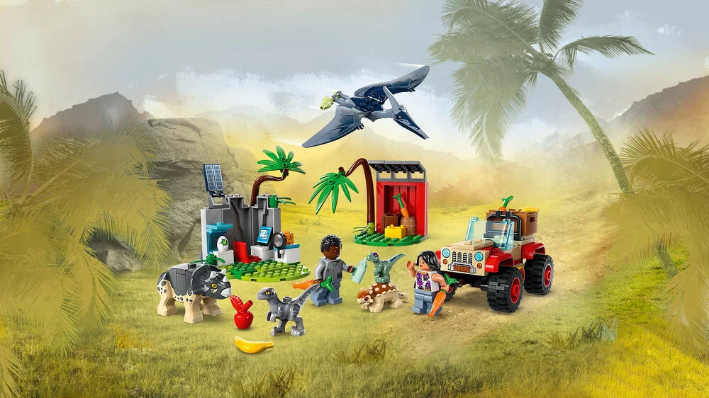 LEGO®JURASSIC WORLD™ 76963 - LE CENTRE DE SAUVETAGE DES BEBES DINOSAURES