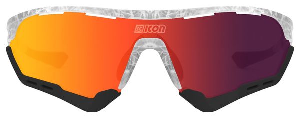 Scicon Sports Aerotech SCN PP Lunettes De Soleil De Performance Sportive (Scnpp Multimorror Rouge/Matt Gelé)
