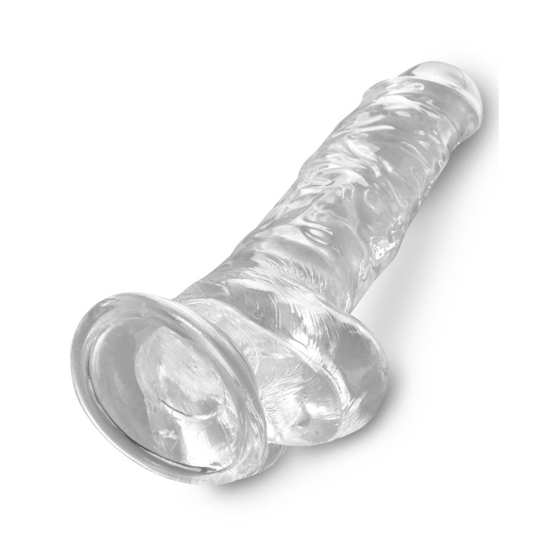 Naturdildo mit Saugnapf 8“ | Kompatibel mit Strap-on | King Cock
