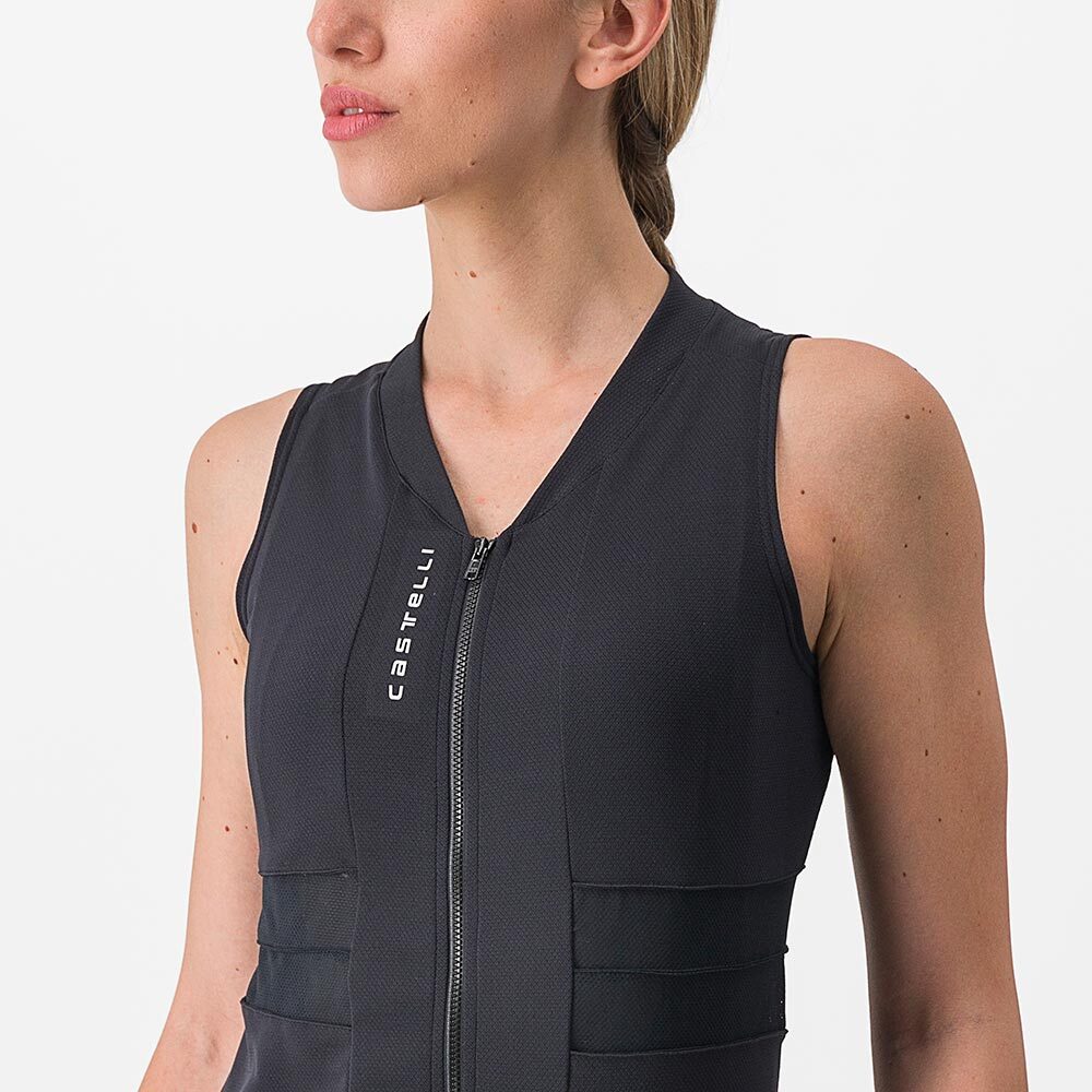 Castelli Anima 4 Fietsshirt Zonder Mouwen Zwart Dames