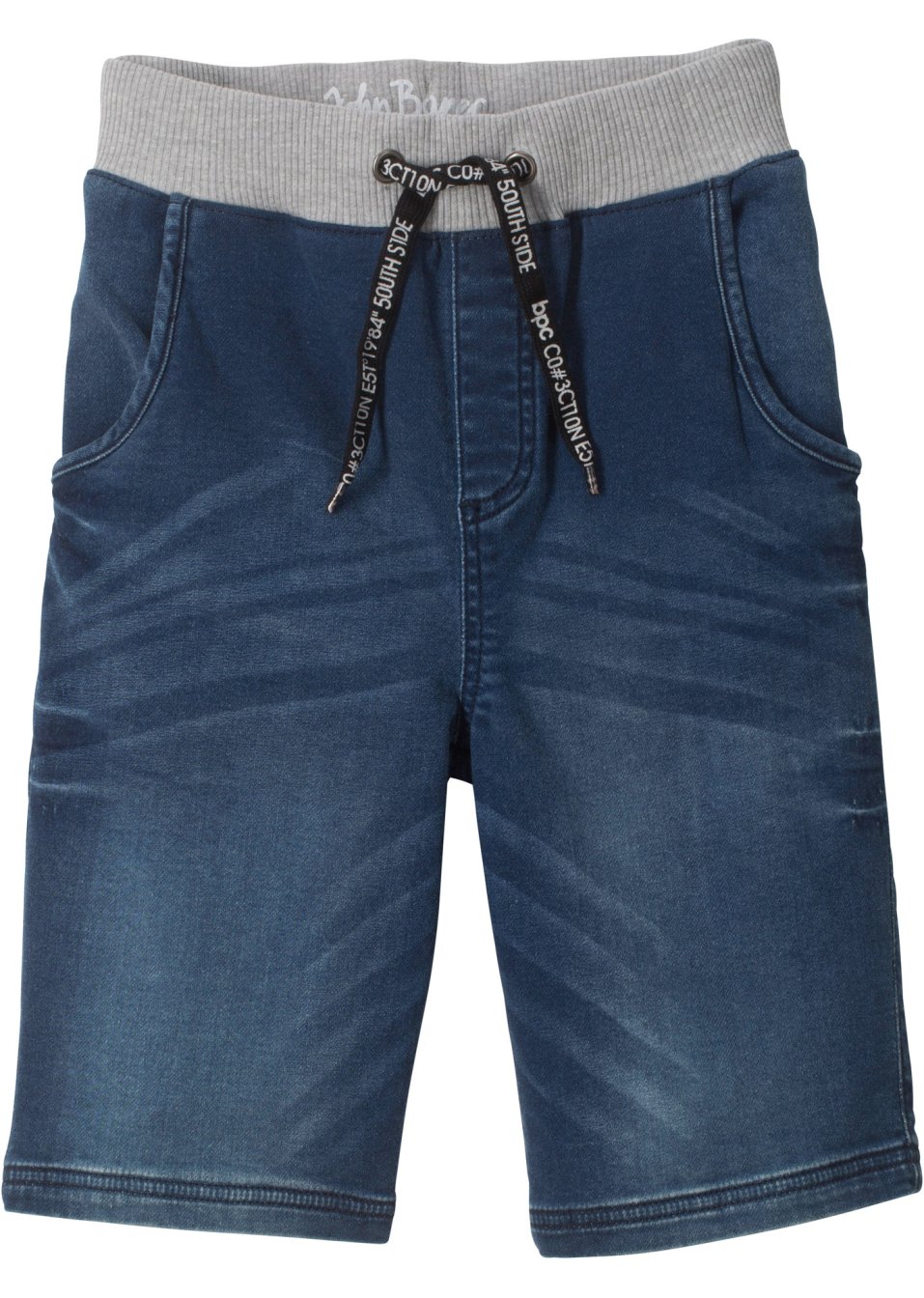 Bermuda garçon en jean-sweat