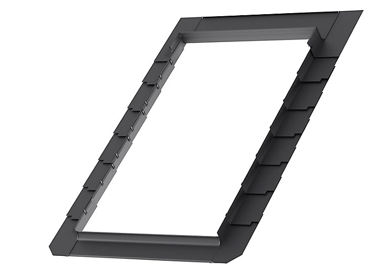 Raccord fenêtre de toit simple sur ardoises Velux EDL MK04 gris