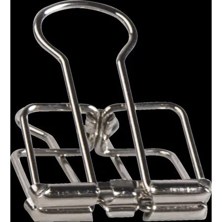 Knorr Prandell Deko-Clip 19 mm silberfarben, 8 Stück