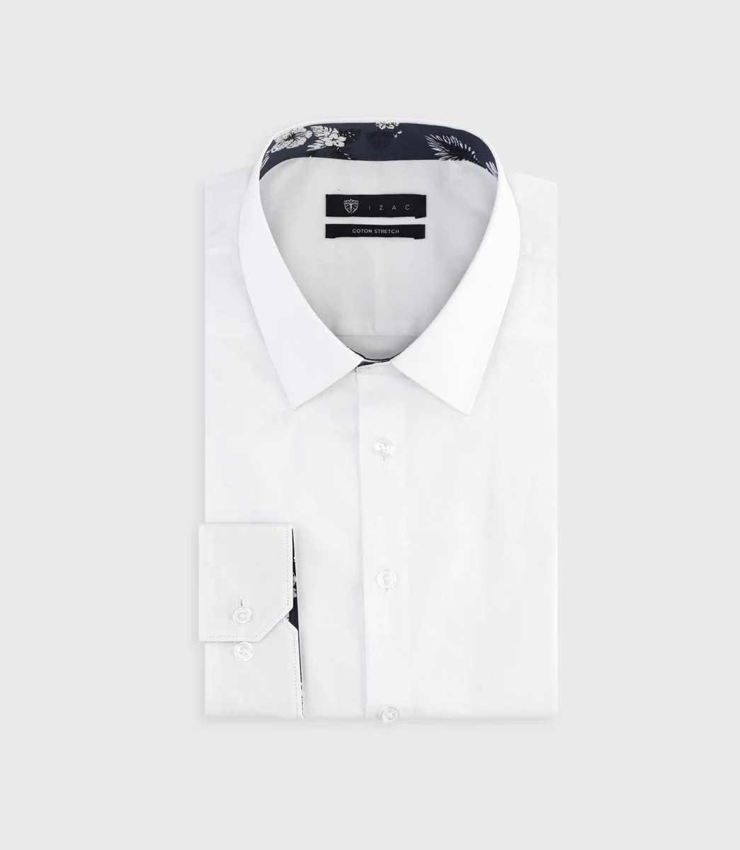 Chemise slim blanche MILAN