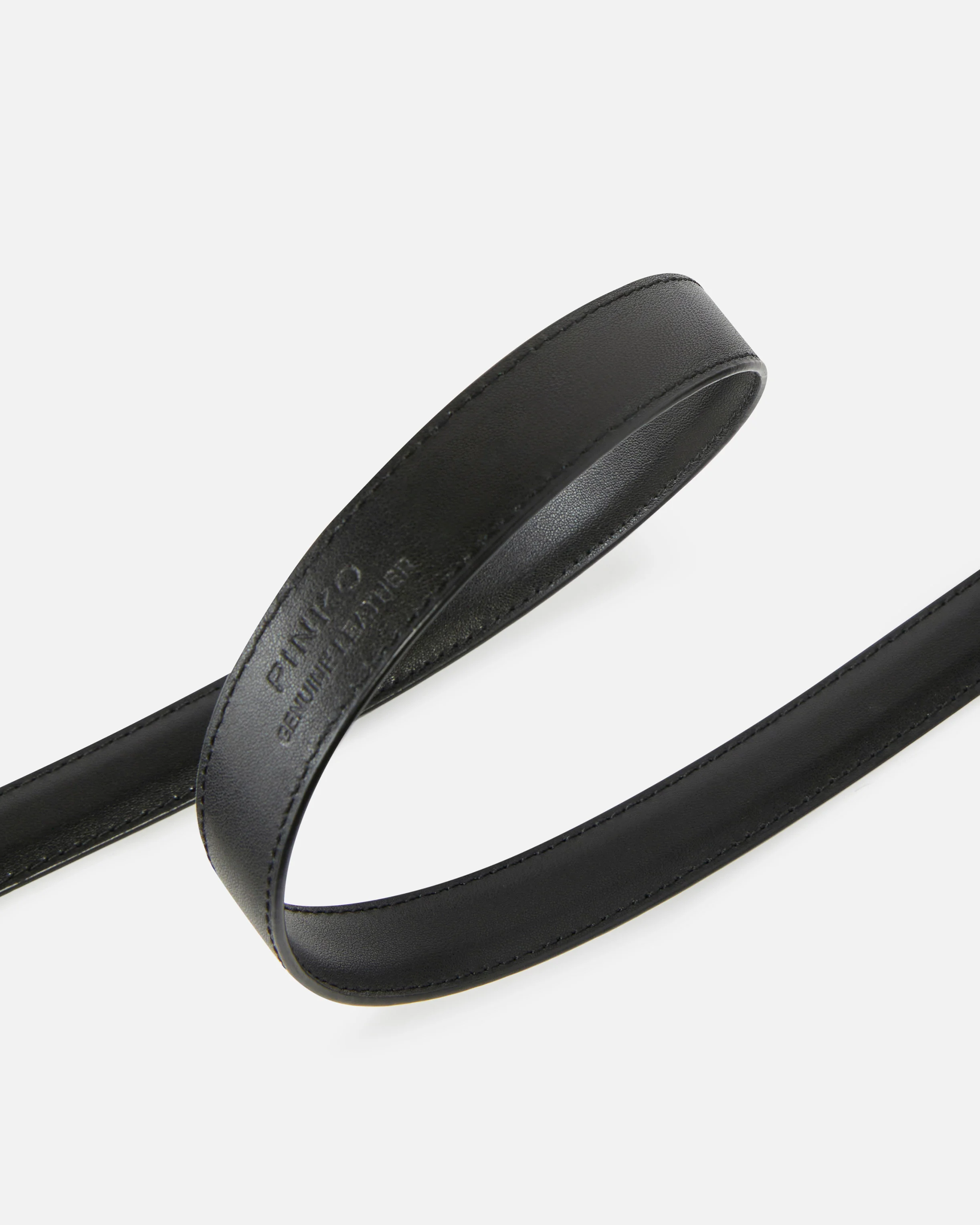 Fine ceinture love birds | Noir