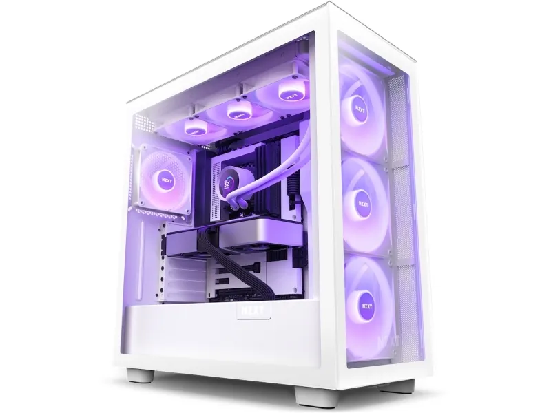 NZXT Kraken 360 RGB - Processors flydende kølesystem - (for: LGA115x Socket, LGA1200, LGA1700, AM4, AM5, sTRX4, TR4) - kobber - 120 mm - hvidmatteret