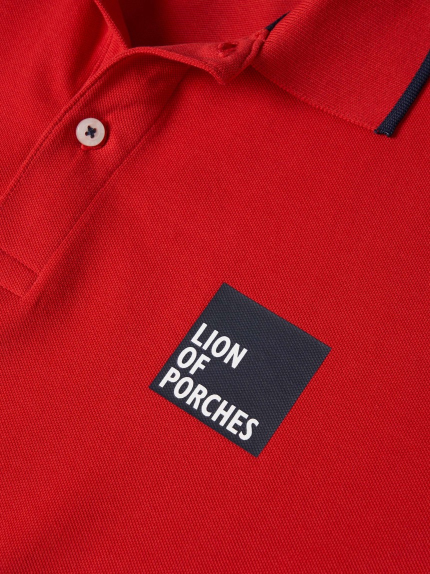 Polo de algodão regular fit