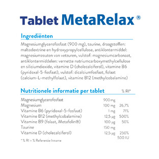 Metagenics MetaRelax Tabletten 2x90TB