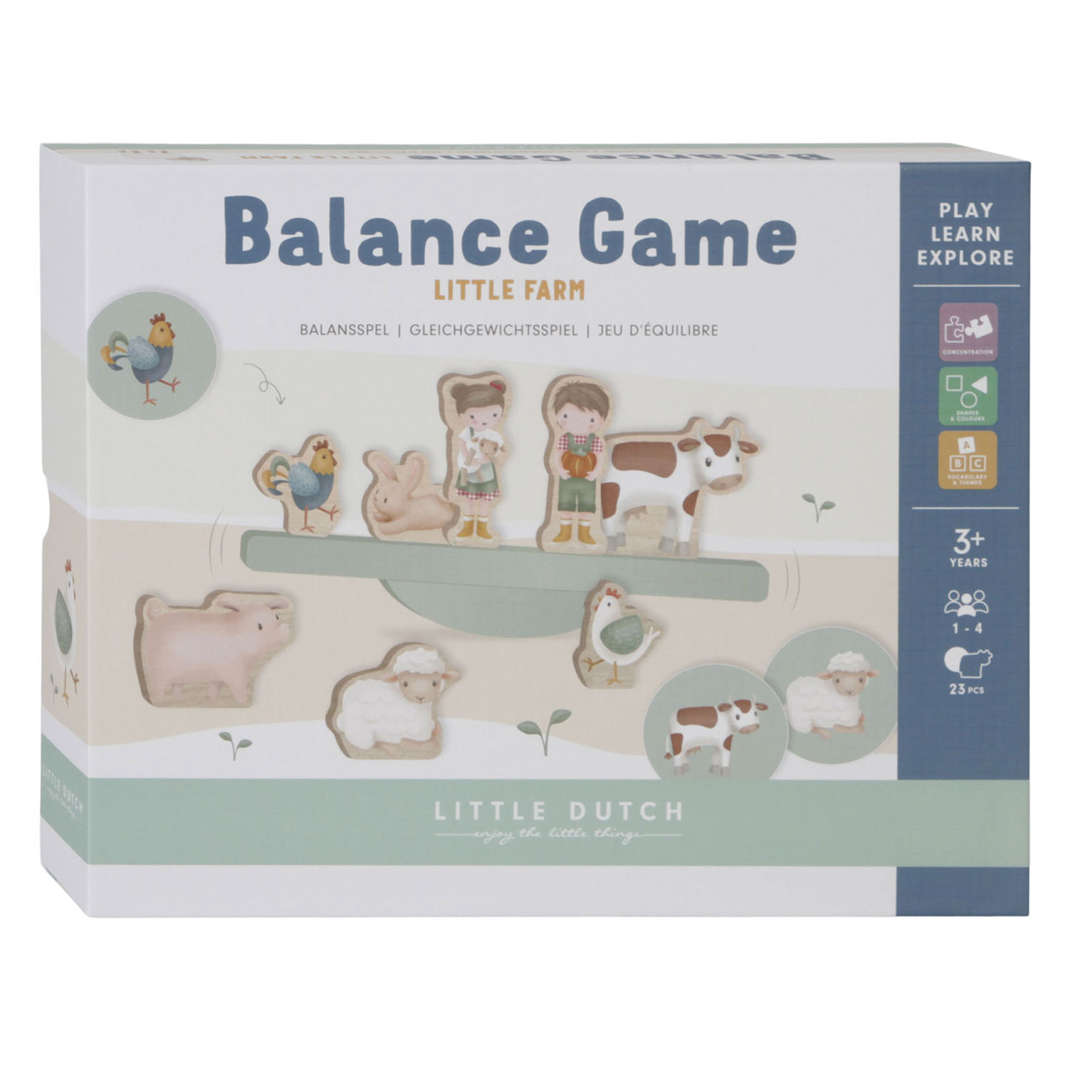 Little Dutch Houten Balansspel Little Farm FSC
