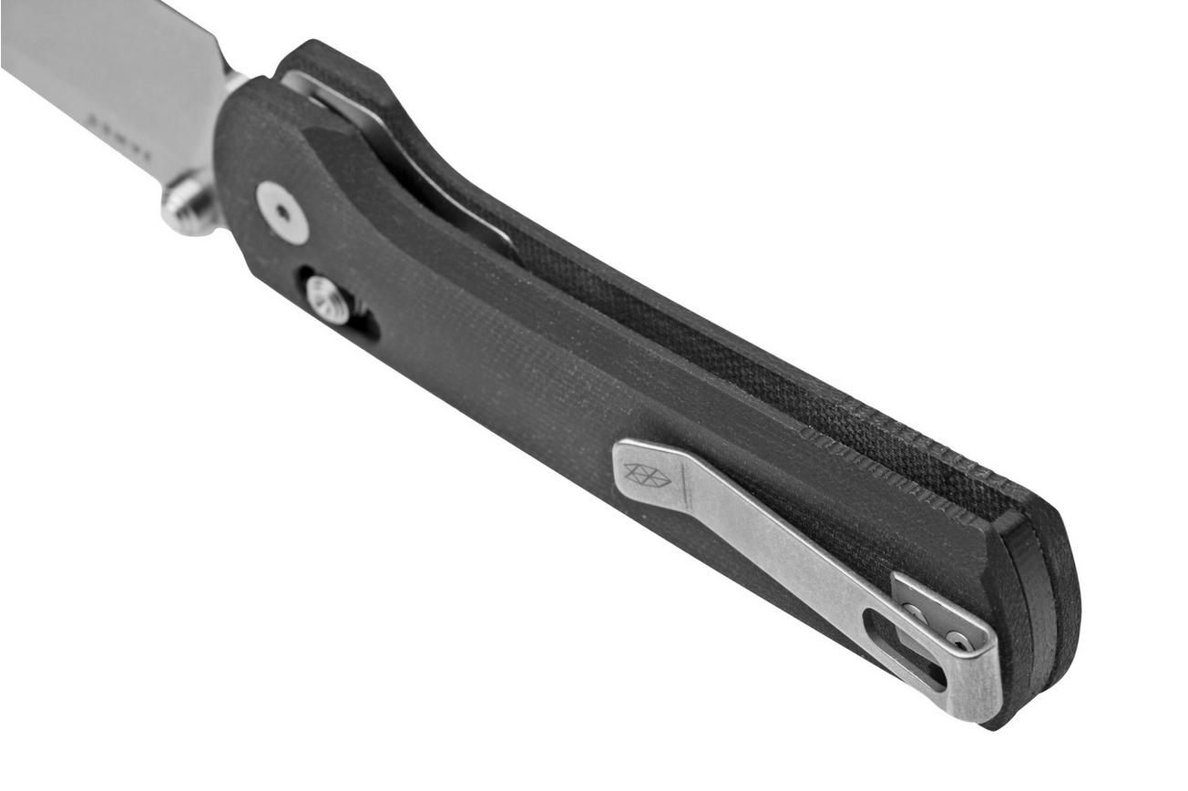 The James Brand The Kline Black Stainless Micarta JAKN120143-00 zakmes