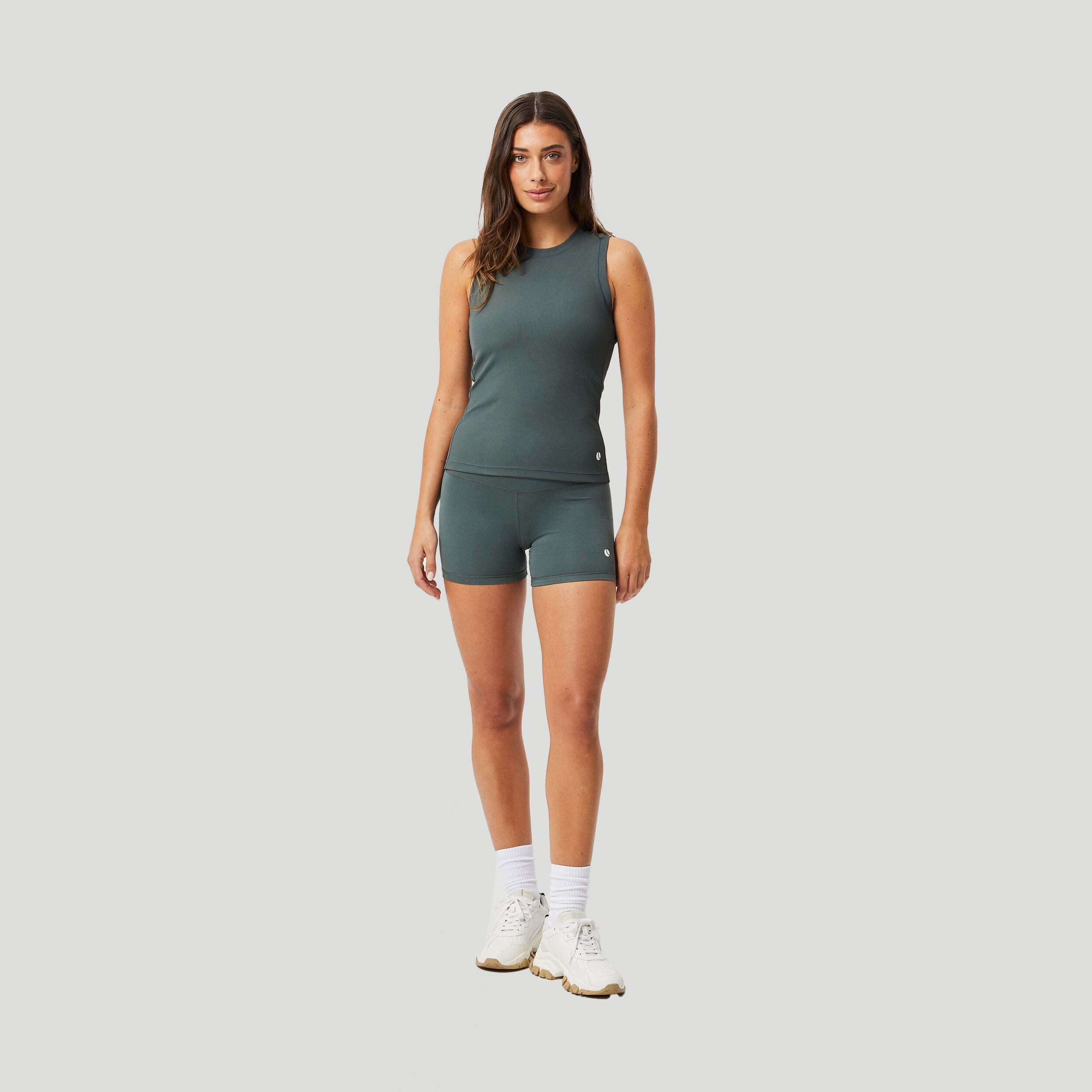 Björn Borg Ace Rib Pocket Débardeur Tank Top Femmes - Vert Foncé