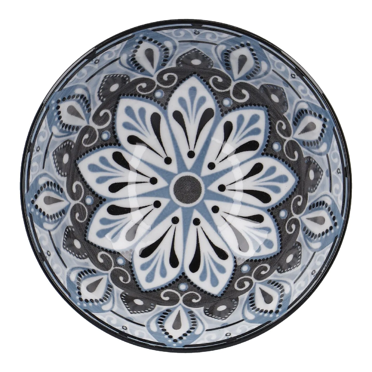 Schale Lisa, tief, blau, 11 cm