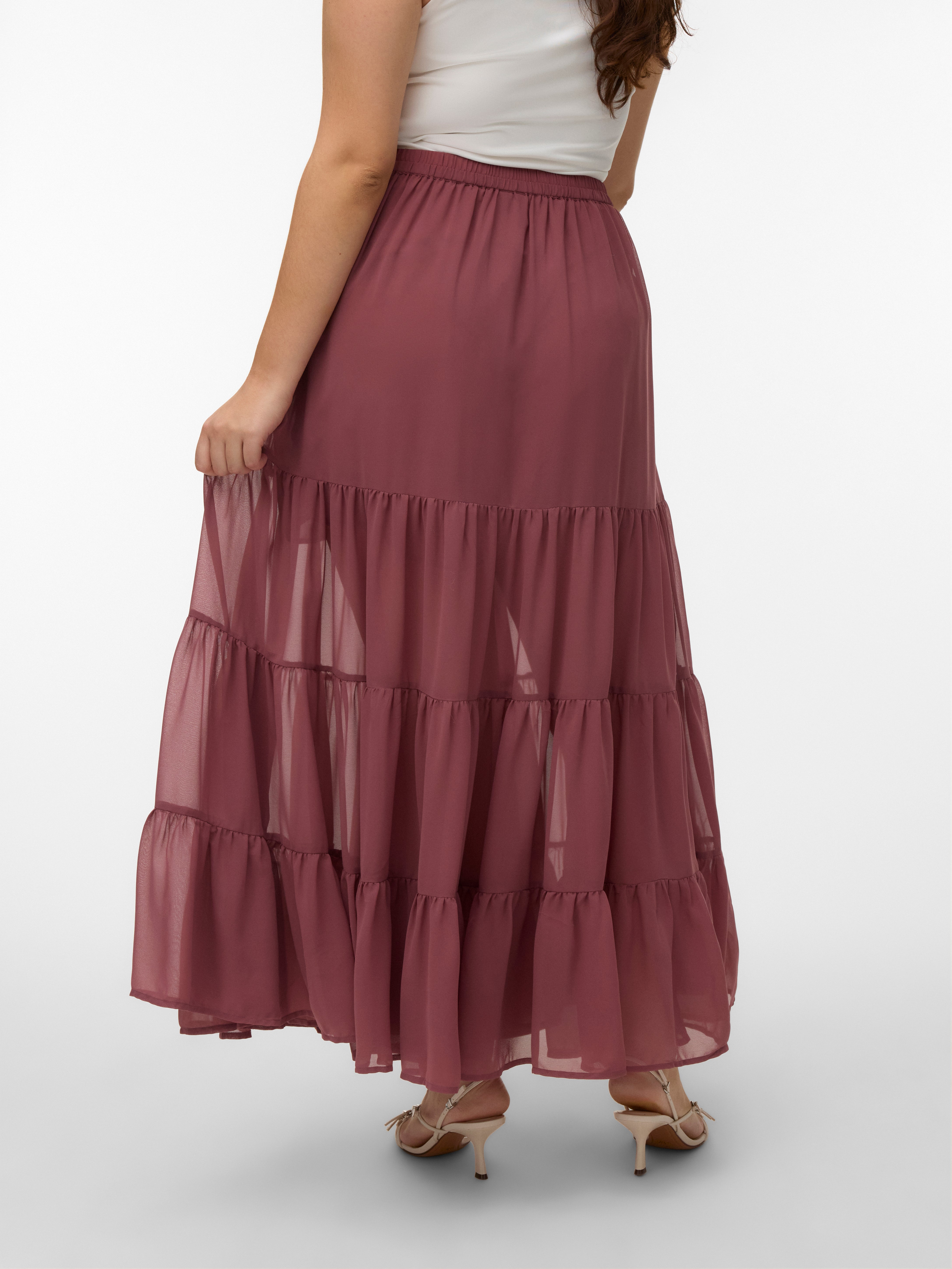 VMRIKKE High waist Midi-rok