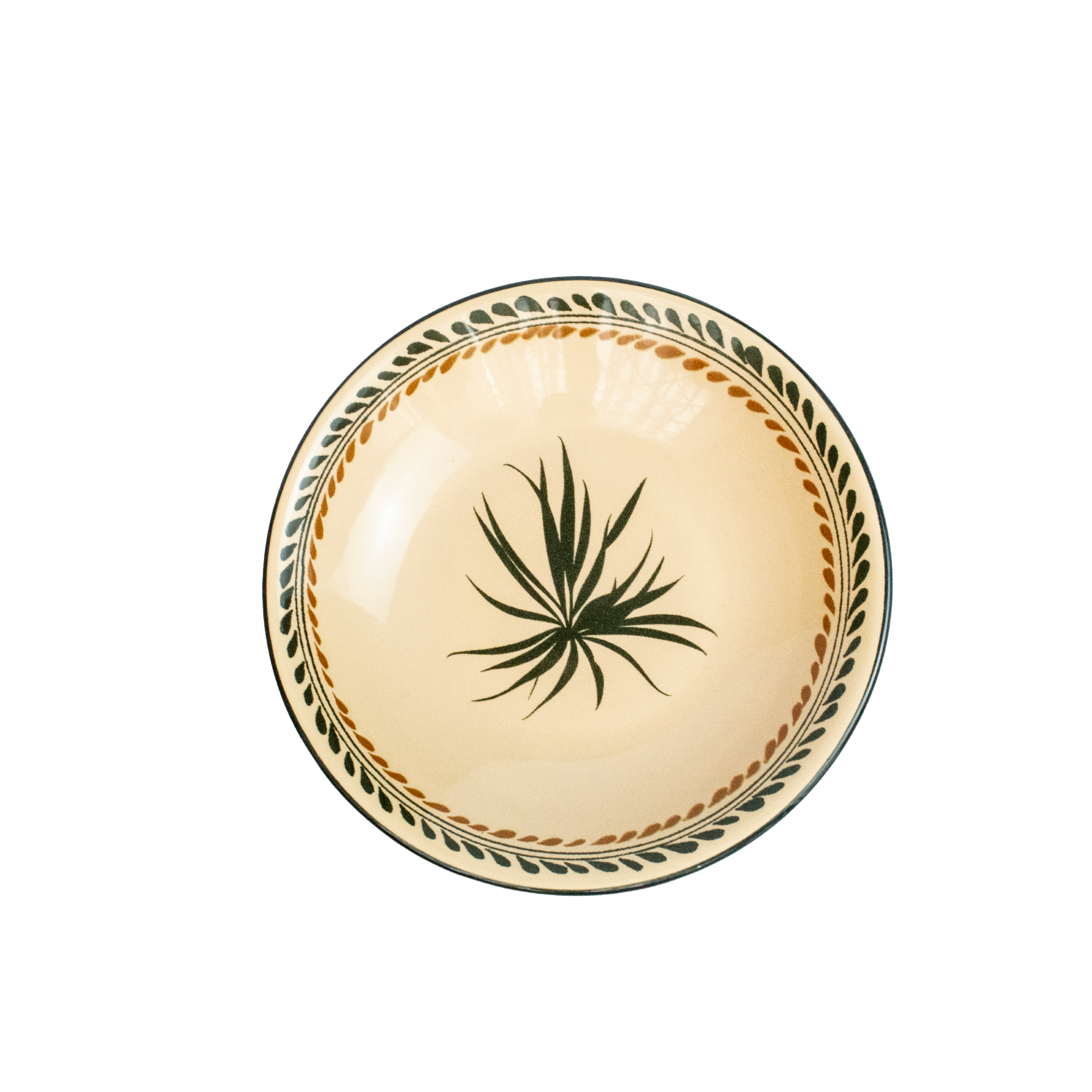 Plat profond en céramique « Ramas Crema » (lot de 4)