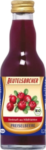 Beutelsbacher Bio Preiselbeersaft Muttersaft, 200 ml