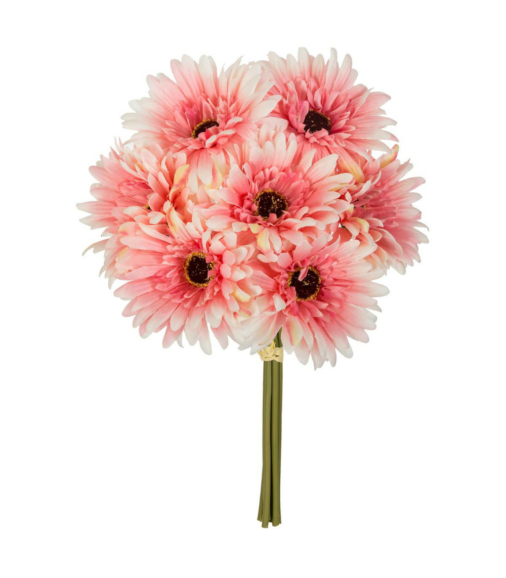 Bouquet de fleurs artificielles 7 gerberas d. 17 x h. 26 cm