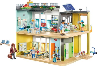 Playmobil 71327 City Life Byggesett Stor Skole